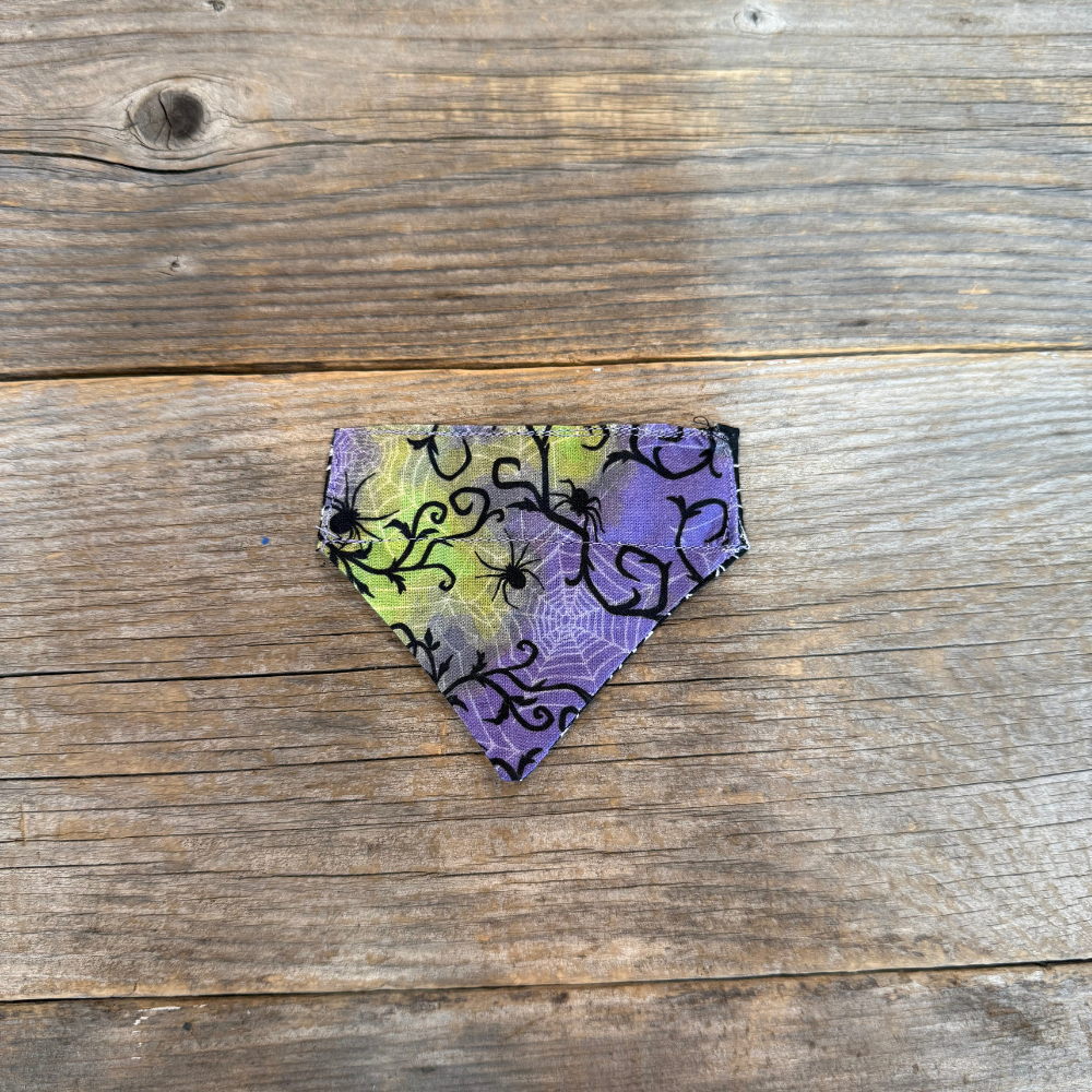 Cat Bandanna - Mystic Webs & Wicked Vines