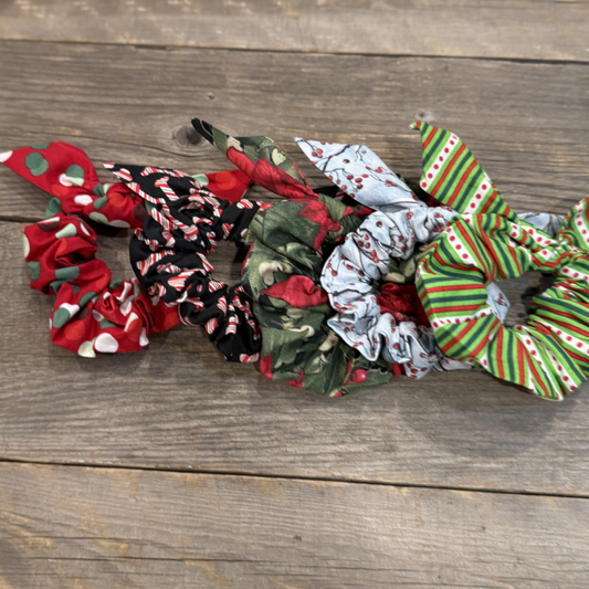Winter feeling Hair Tie/Scrunchie Set of 5