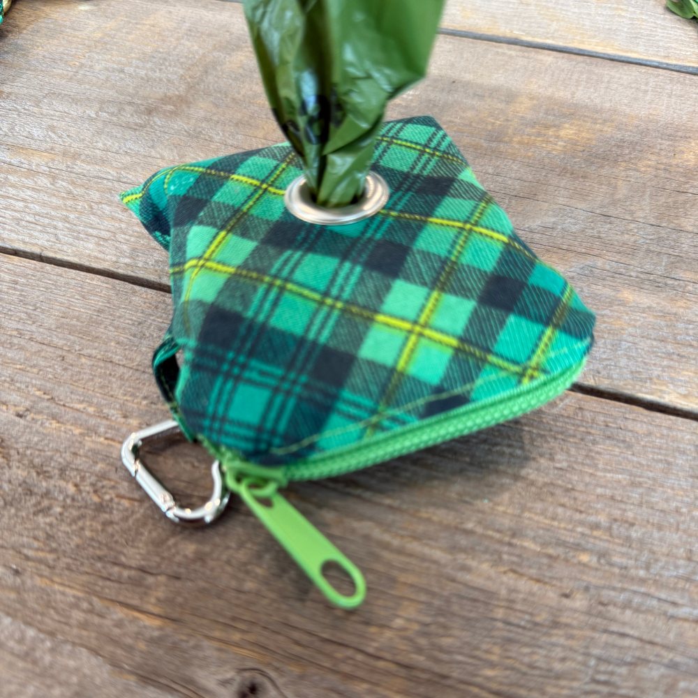 Poop Bag Dispenser - Emerald Isle Plaid