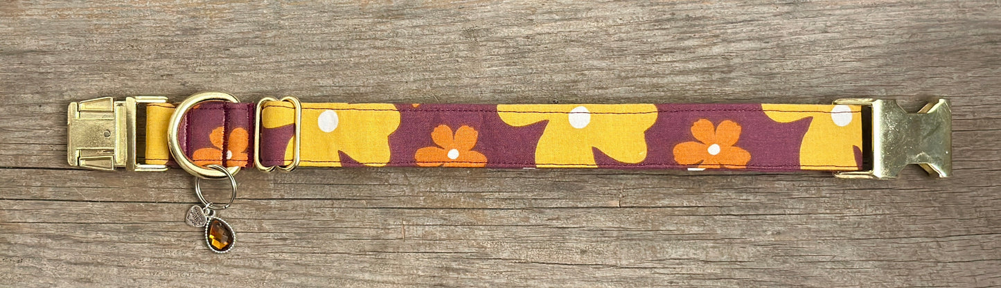 Groovy, Baby! -Dog Collar