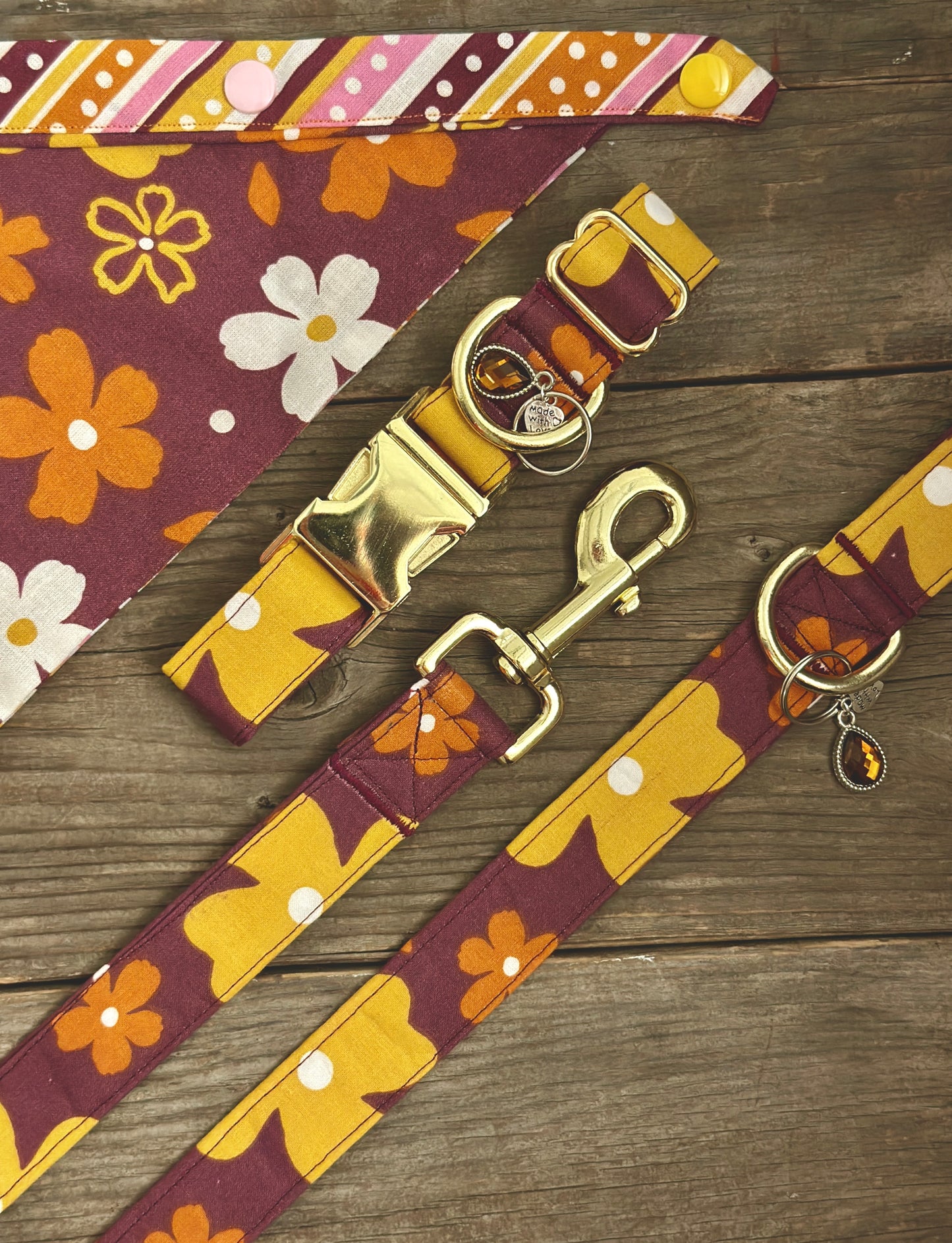 Groovy, Baby! -Dog Collar