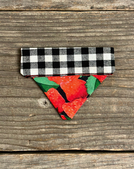 Double-Sided Cat Bandanna - Berrylicious & 50's Diner