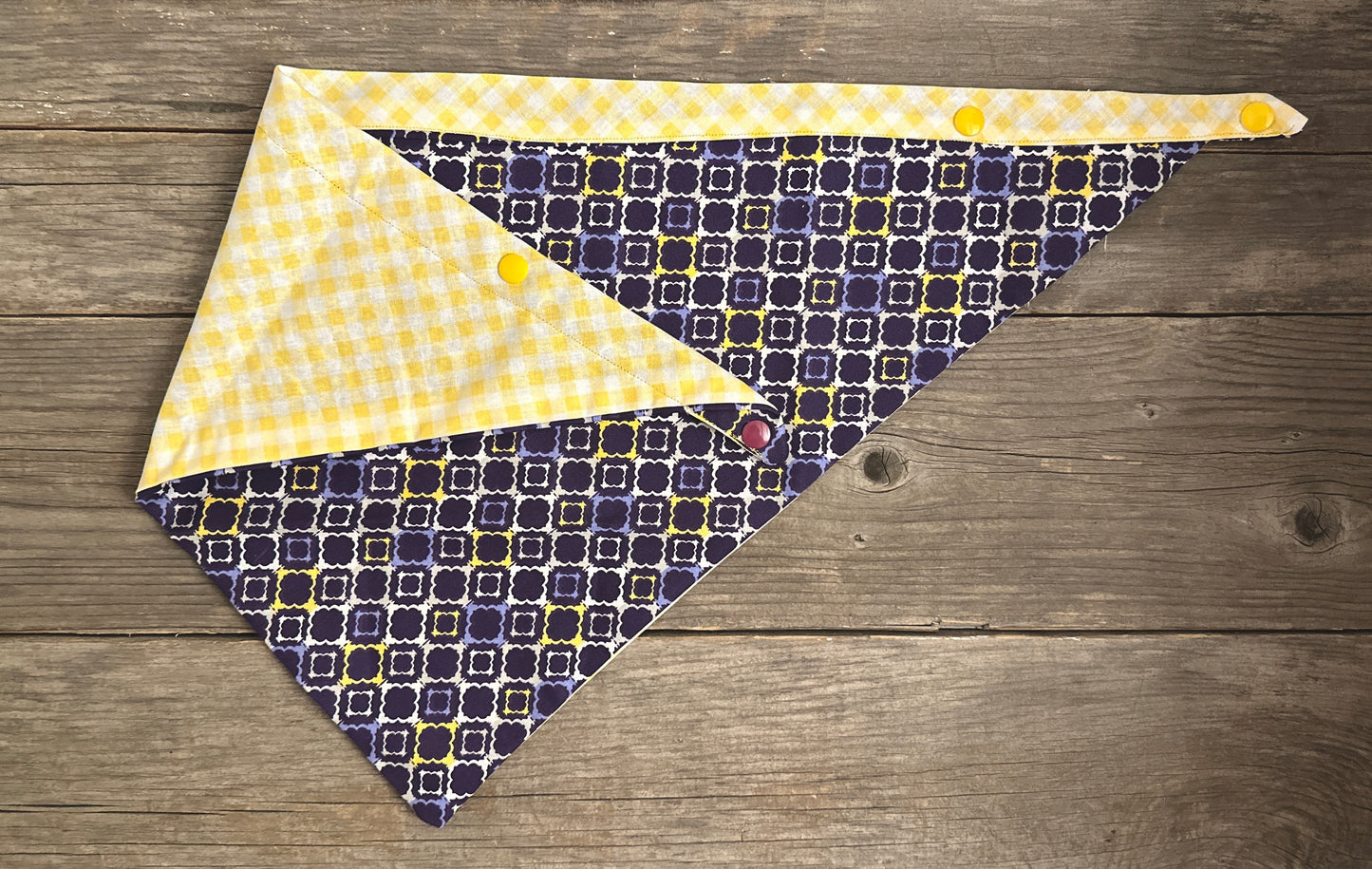 Double-Sided Dog Bandanna - Arabian Nights & Lemon Drop