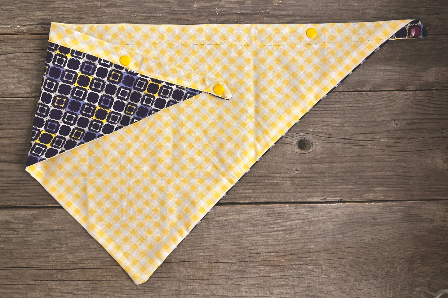 Double-Sided Dog Bandanna - Arabian Nights & Lemon Drop