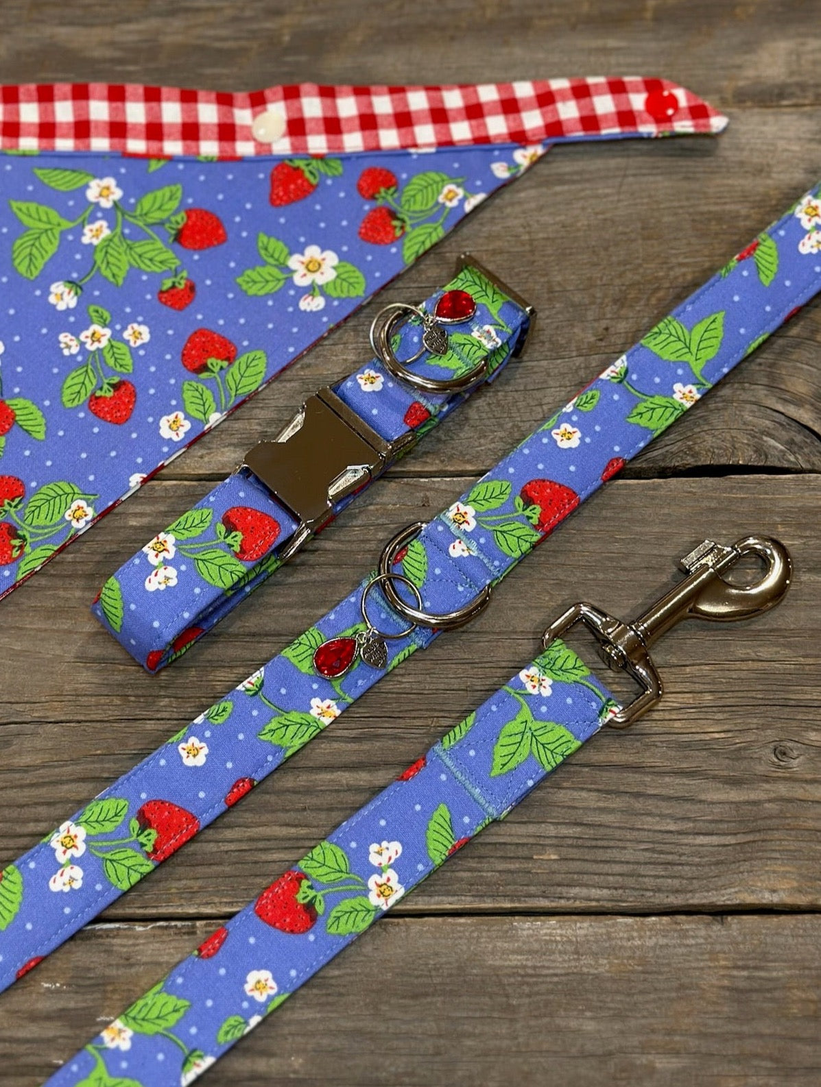Dog Bandanna - Strawberry Daiquiri & Picnic for Two