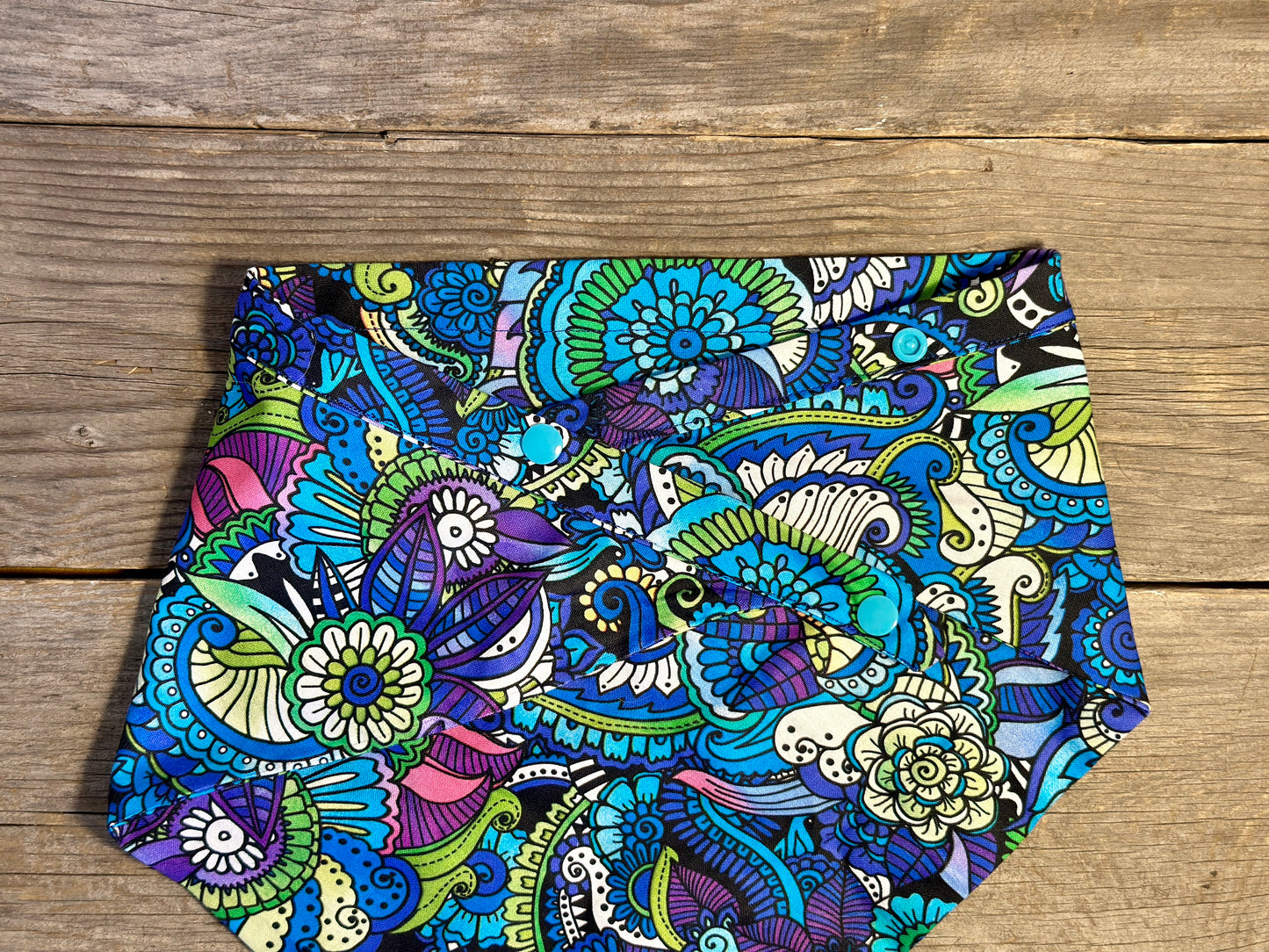 Double-Sided Dog Bandanna - (Zen)tangled in Color