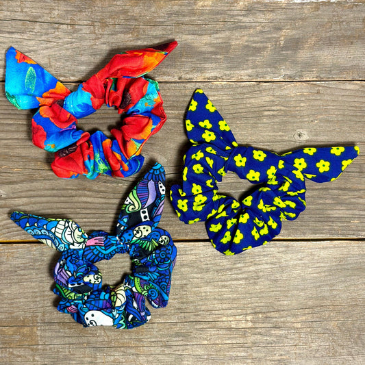 School Days Hair Tie/Scrunchie Set of 3
