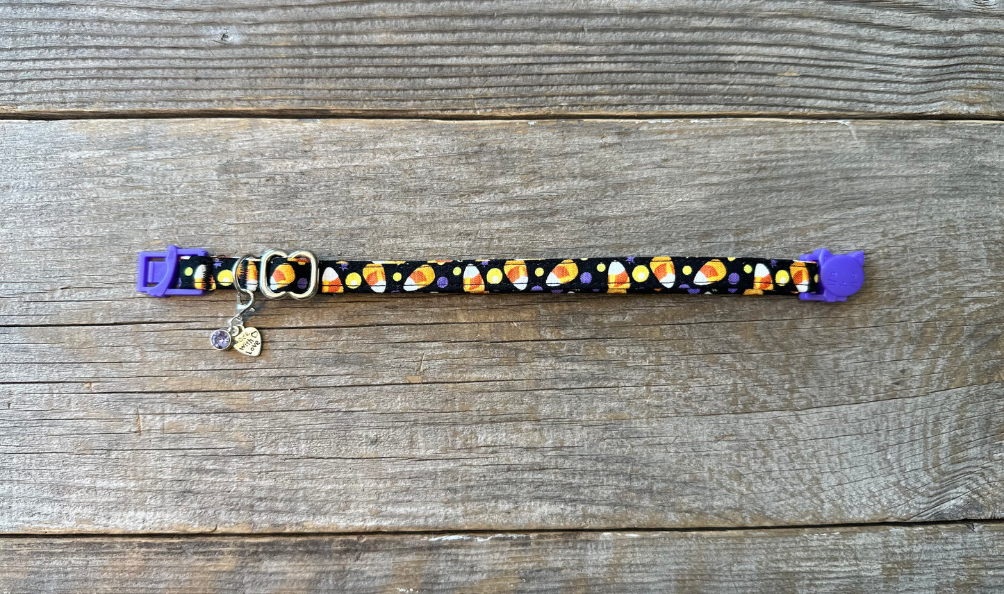 Spider Bites and Candy Delights - Cat Collar