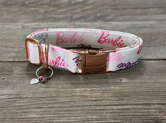 Malibu Barbie -Dog Collar