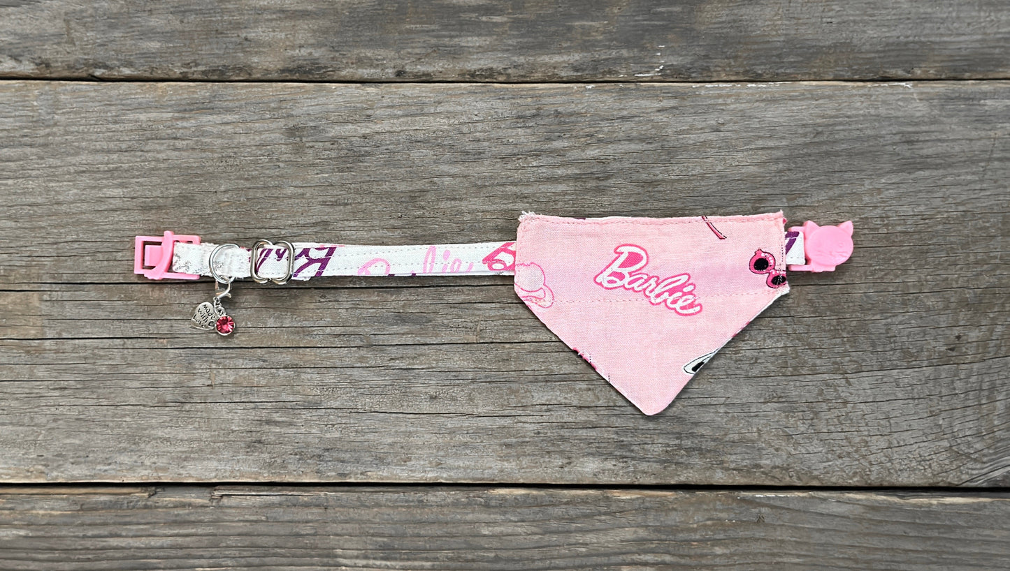 Double-Sided Cat Bandanna - Malibu Barbie & Barbie Girl