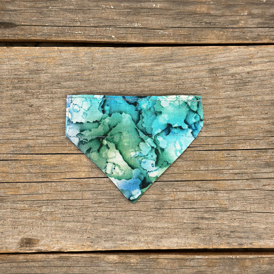 Double-Sided Cat Bandanna - Splash Down & Dragonfly Dreams
