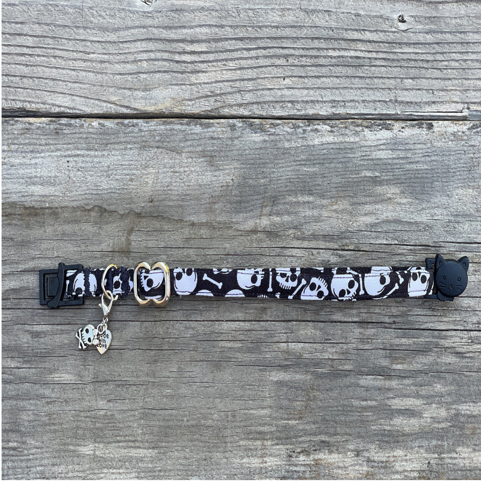 Dem Bones - Cat Collar