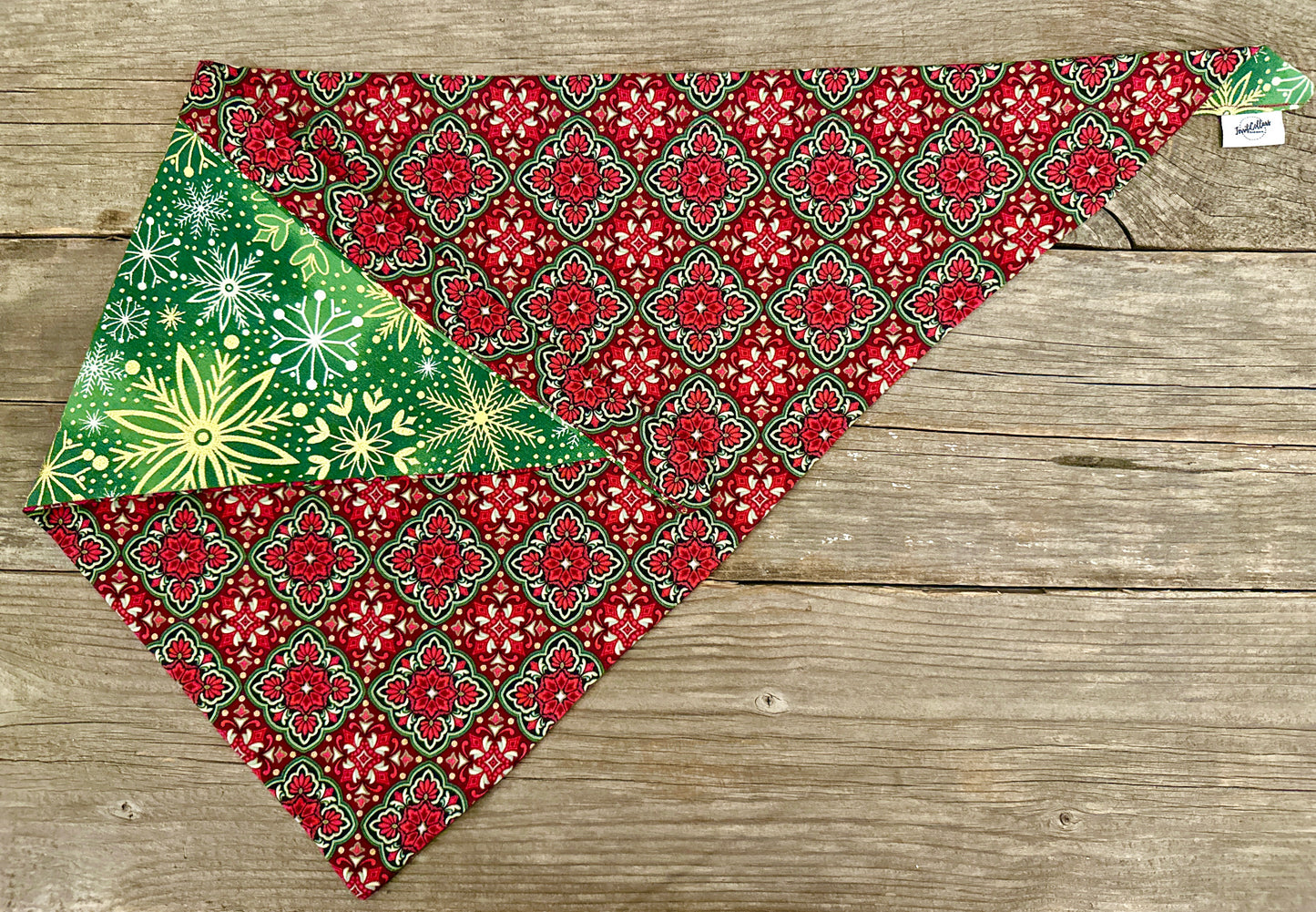 Double-Sided Dog Bandanna - Winter Sweater & 'Tis the Season
