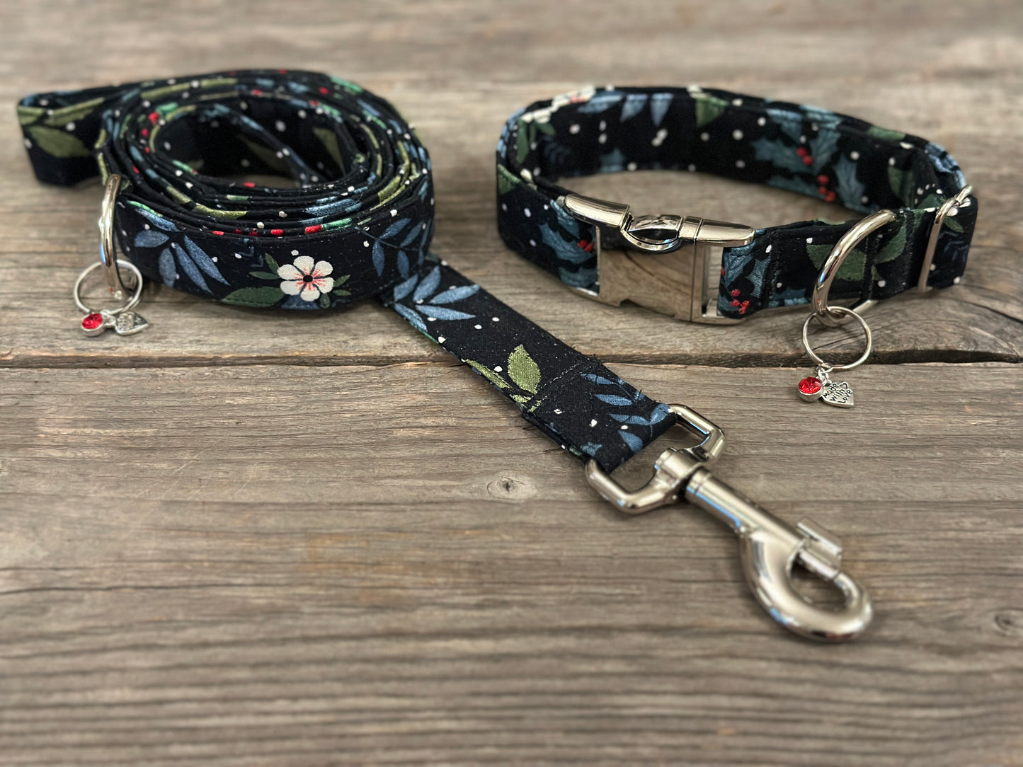 Winter Garden -Dog Collar