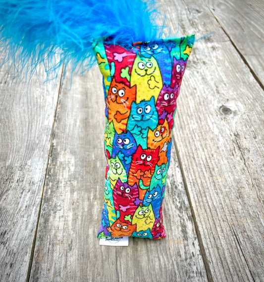 Colorful Cat Party Kitty Kicker- Cat Toy