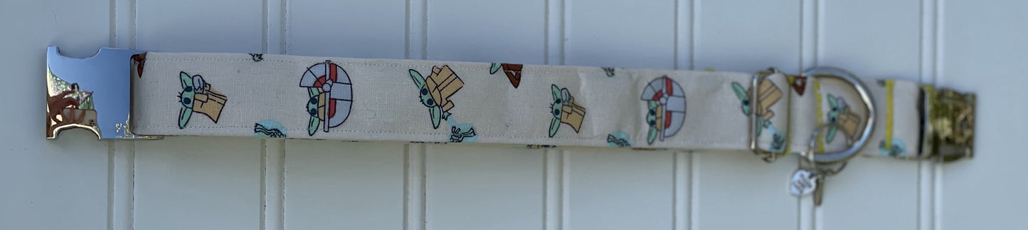 Baby Yoda and Friends -Dog Collar