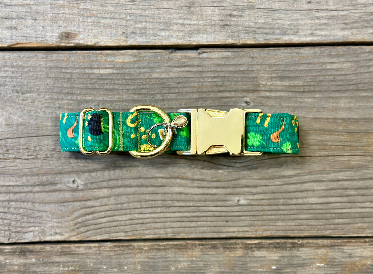 Just a Wee Bit O’ Luck -Dog Collar
