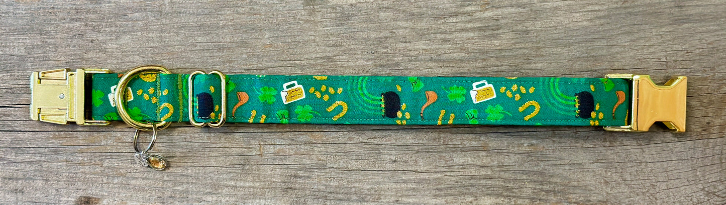 Just a Wee Bit O’ Luck -Dog Collar