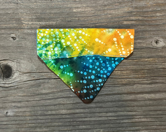 Double-Sided Cat Bandanna - Kaleidoscopic