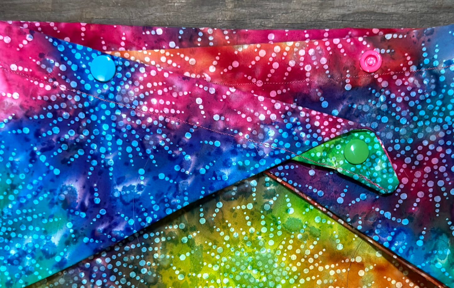 Double-Sided Dog Bandanna - Kaleidoscopic