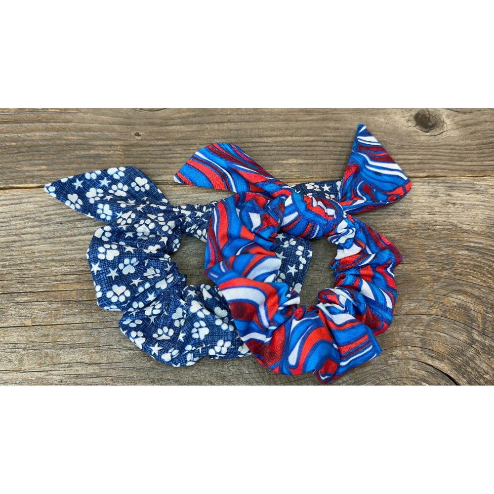 Paw-ty in the U.S.A. Hair Tie/Scrunchie