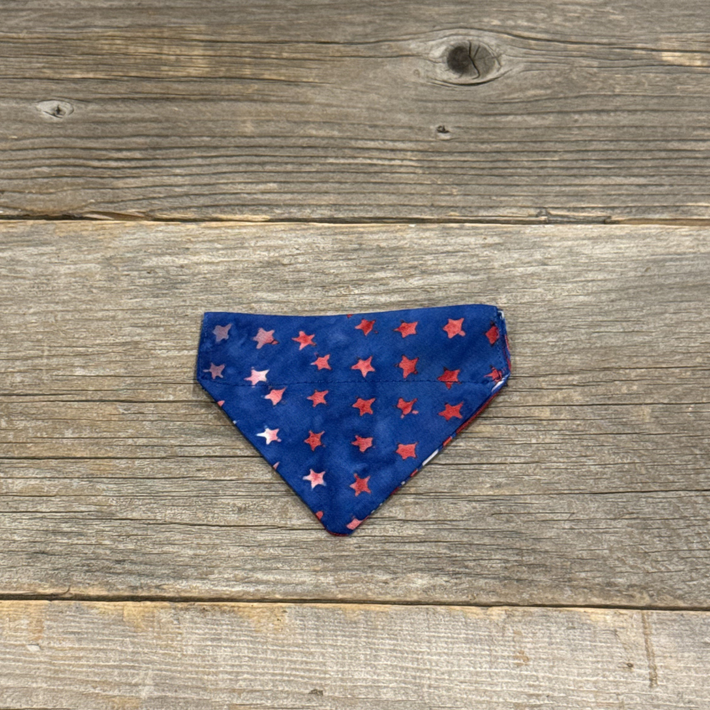 Cat Bandanna -Star Spangled Kitty & Red, White, and Wave