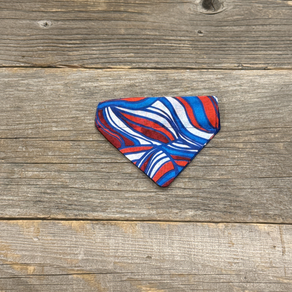 Cat Bandanna -Star Spangled Kitty & Red, White, and Wave