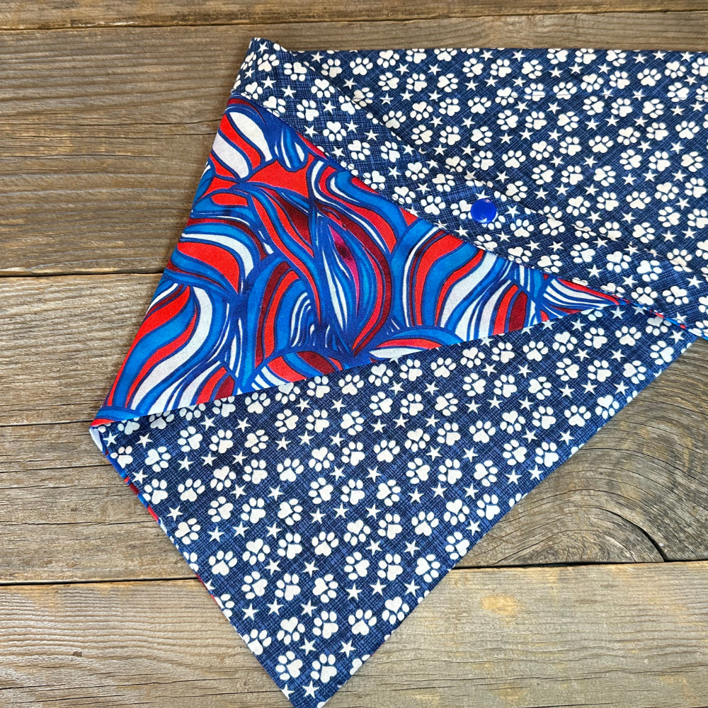 Dog Bandanna - Paw-ty in the U.S.A.