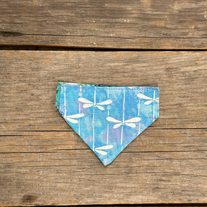 Double-Sided Cat Bandanna - Splash Down & Dragonfly Dreams