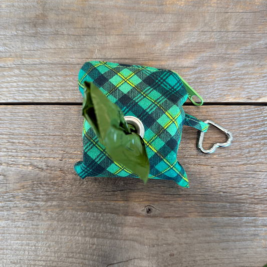 Poop Bag Dispenser - Emerald Isle Plaid