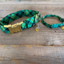 Load image into Gallery viewer, Emerald Isle Plaid-Dog Collar
