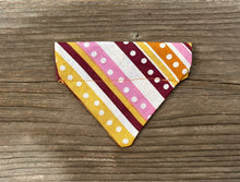 Load image into Gallery viewer, Double-Sided Cat Bandanna - Groovy, Baby! &amp; Yeah, Baby! Yeah!
