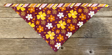 Load image into Gallery viewer, Double-Sided Dog Bandanna - Groovy, Baby! &amp; Yeah, Baby! Yeah!
