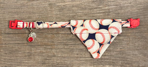 Double-Sided Cat Bandanna - Hey, Batter Batter!