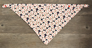 Double-Sided Dog Bandanna - Hey, Batter Batter!