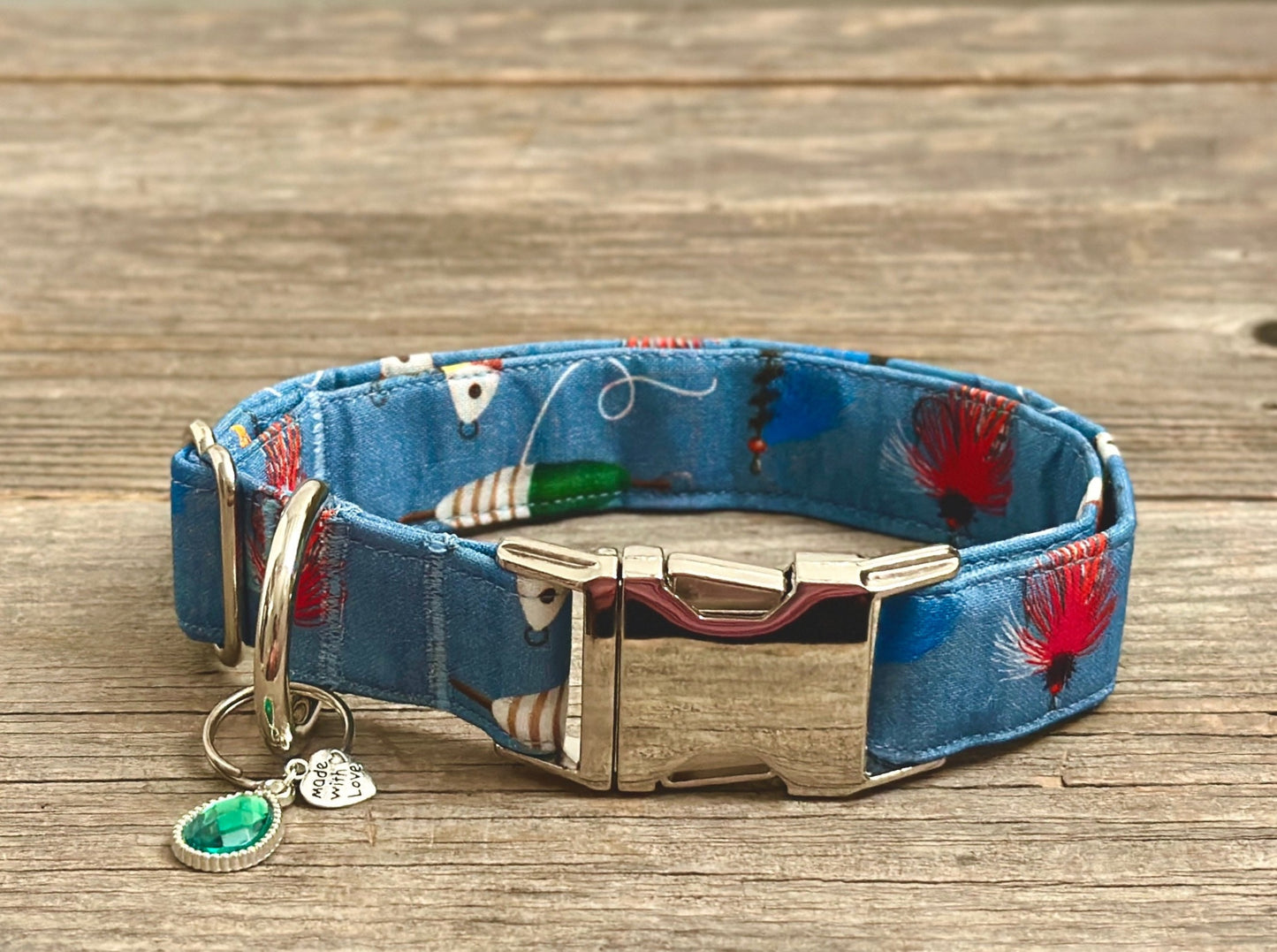 Fishin' Frenzy -Dog Collar