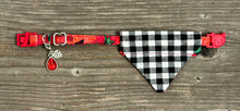 Load image into Gallery viewer, Double-Sided Cat Bandanna - Berrylicious &amp; 50&#39;s Diner
