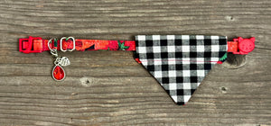 Double-Sided Cat Bandanna - Berrylicious & 50's Diner