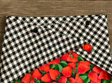 Load image into Gallery viewer, Double-Sided Dog Bandanna - Berrylicious &amp; 50&#39;s Diner
