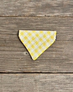 Double-Sided Cat Bandanna - Lemon Drop & Arabian Nights