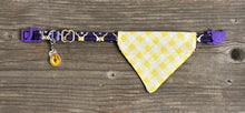 Load image into Gallery viewer, Double-Sided Cat Bandanna - Lemon Drop &amp; Arabian Nights
