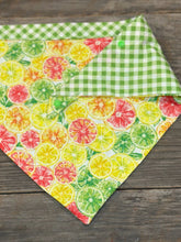 Load image into Gallery viewer, Dog Bandanna - Citrus Splash Margarita &amp; Picnic in the Meadow
