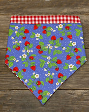 Load image into Gallery viewer, Dog Bandanna - Strawberry Daiquiri &amp; Picnic for Two
