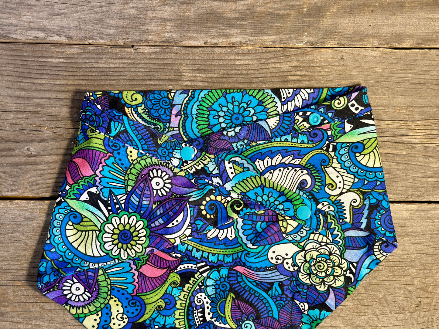 Double-Sided Dog Bandanna - (Zen)tangled in Color