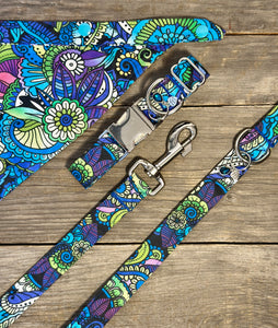 (Zen)tangled in Color -Dog Collar