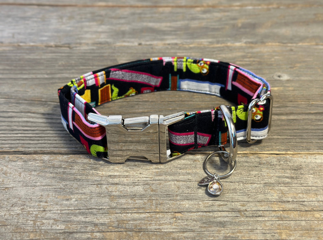 Bookworm -Dog Collar