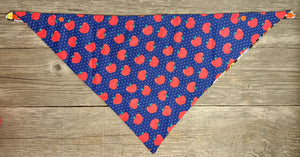 Double-Sided Dog Bandanna - Teacher’s Pet & Bookworm