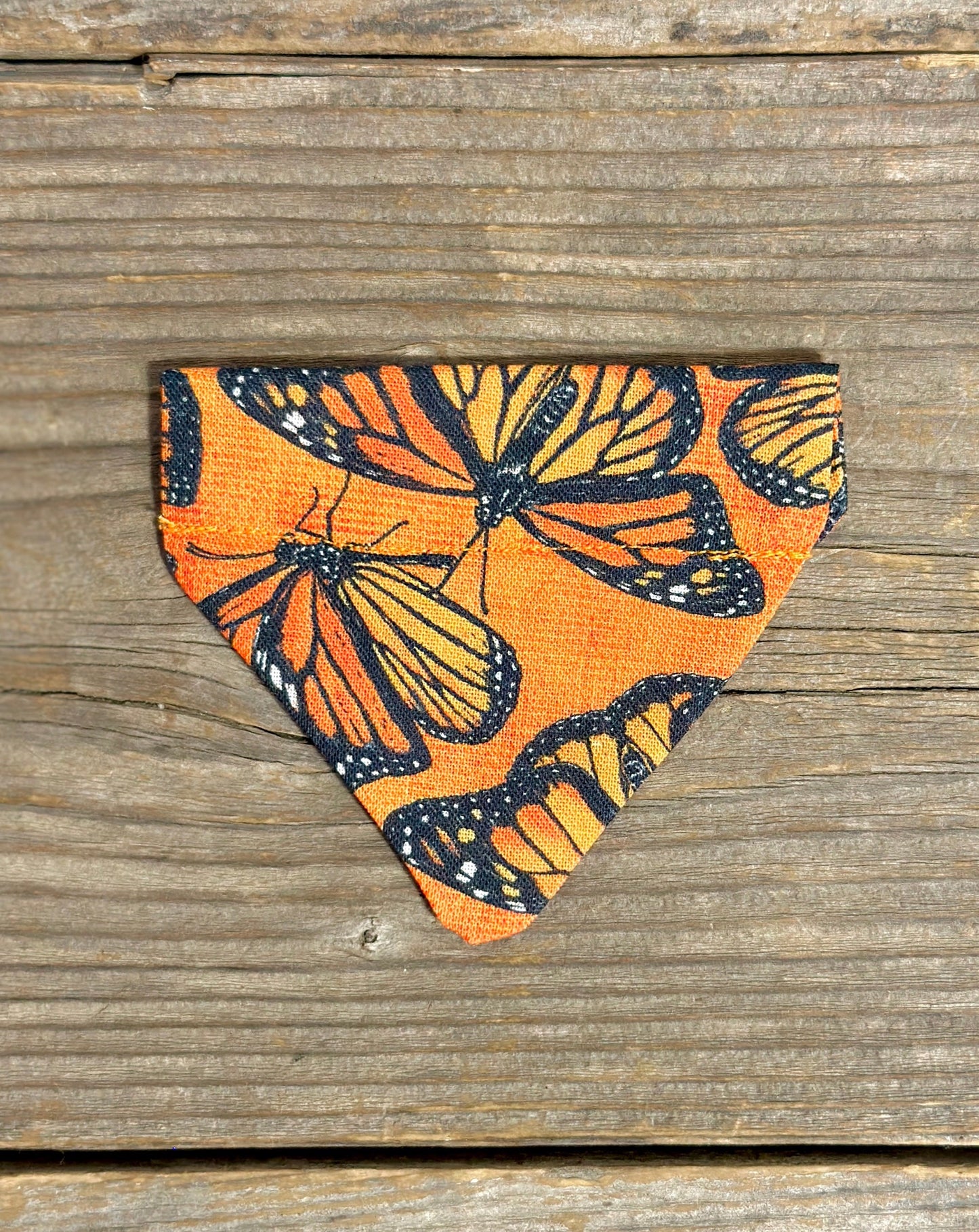 Double-Sided Cat Bandanna - Butterfly Grove