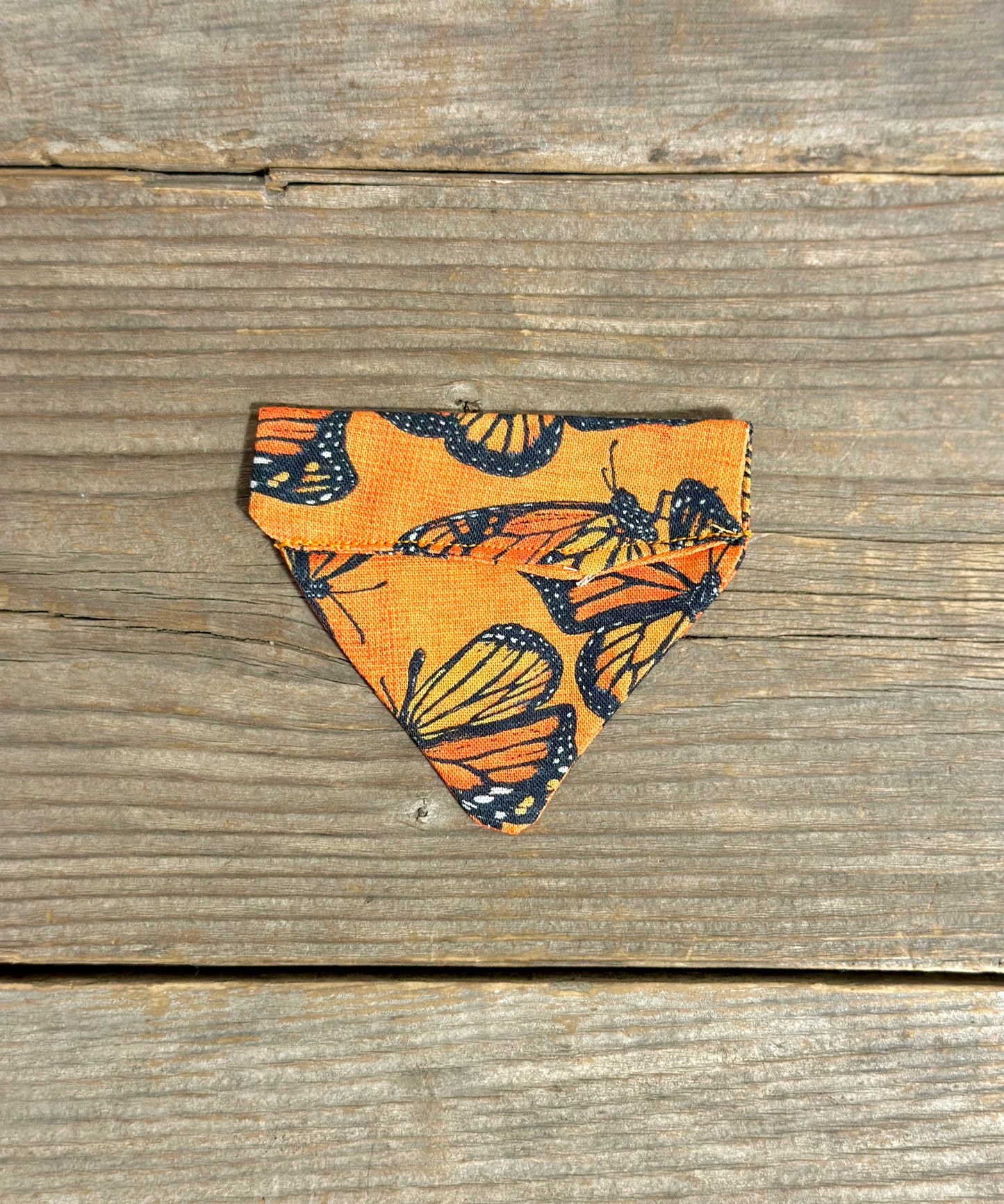 Double-Sided Cat Bandanna - Butterfly Grove