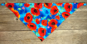 Double-Sided Dog Bandanna - Midsummer Night Garden